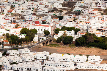 Vistas del municipio de Agaete en Gran Canaria