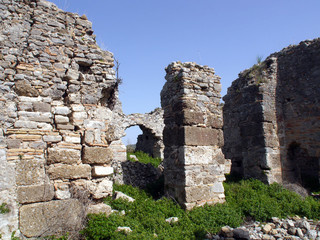  Aspendos, ancient city near Antalya, Southern Turkey.
