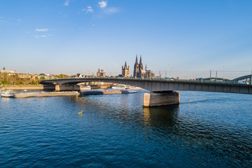 Aerial View Cologne  K&ouml;ln Rhein Panorama