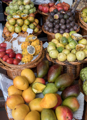  Mercado dos Lavradores fruit and vegetable market in Funchal on Madeira Island. Portugal