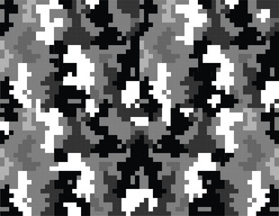 Abstract pixel camouflage background
