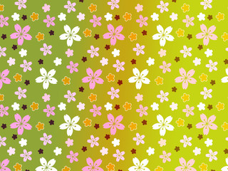 抹茶な桜の壁紙