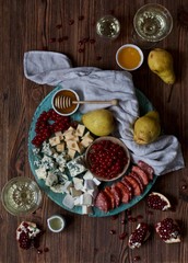 Cheese plate decoration of any table