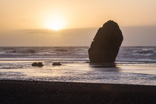 Sunset In Gold Beach, Oregon