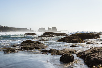 Coastline of Bandon by the Sea, Oregon