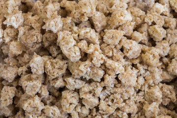 Tarhana, traditional Turkish  food made of curd, tomato and flour