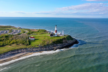 Montauk Lighthouse - Long Island, New York - obrazy, fototapety, plakaty