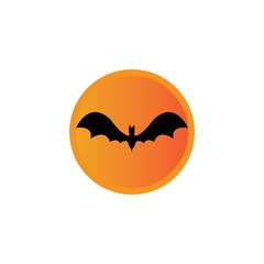 bat icon logo vector