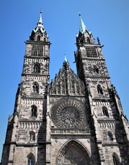 Fototapeta na wymiar Frauenkirche Nürnberg