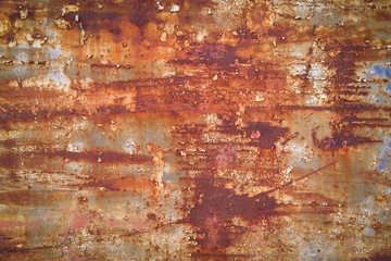 old craced brown paint on a door with white gaps. texture, background