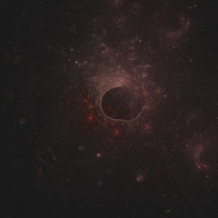 Fototapeta premium Abstract fractal illustration looks like galaxies. Colorful psychedelic background.Consists of fractal texture and is suitable for use in projects on imagination