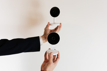 CCTV camera for home security. Videcam, smart home technology