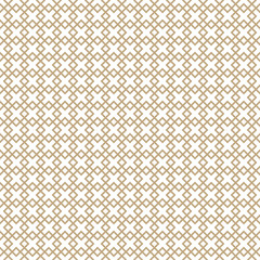Seamless simple gold geometric pattern. Vector linear modern texture.