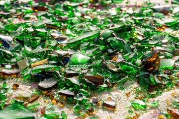 Cover splinter sharp broken glass for yoga