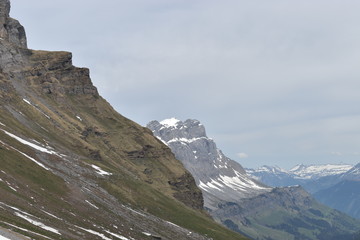 Klausenpass in der Schweiz Berglandschaft 8.5.2020
