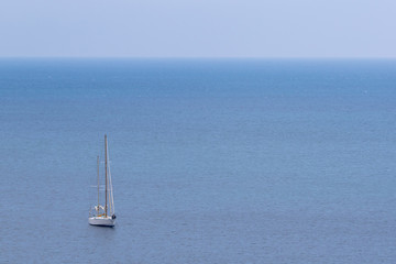 sailboat on the sea