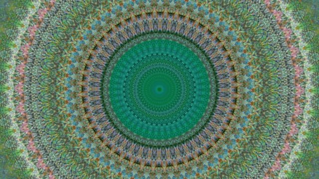 Beautiful Original Art therapy moving Mandala. Seamless loop psychotherapy. Geometric patterns to find or restore a sense of healthy mental balance. For yoga specialist, astrology, art therapist.