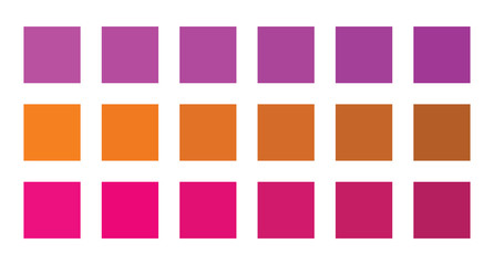 Fototapeta premium colour set palette vector illustration