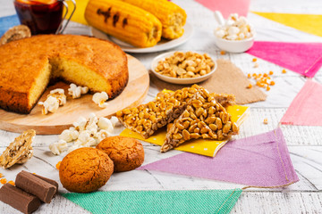 Brazilian festa junina party table