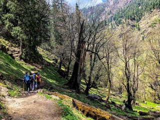 Fototapeta premium hiking in the mountains