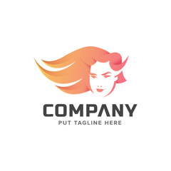Obraz premium Colorful Beauty feminine logo for company