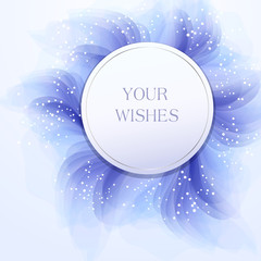 vector background with flowers