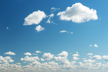 Fototapeta premium Beautiful clouds on a background of blue sky