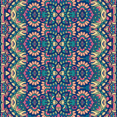 Tribal vintage abstract geometric ethnic seamless pattern ornamental