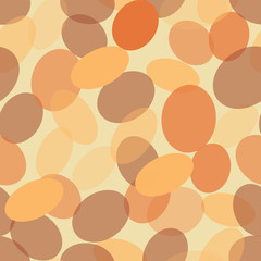 Orange Abstract Seamless Pattern with spots. Vector Endless Background. Holiday Illustration. surface pattern design