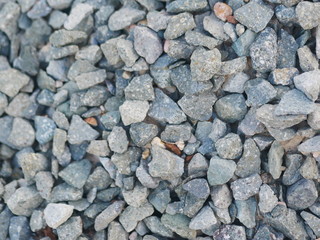 stone chips in a housing construction project in tarakan