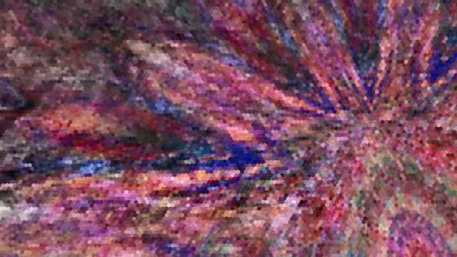 Fabulous Dreamlike Psychedelic Blur footage background of motion surface of trendy colorful original Abstraction Art pattern flow. Moving Seamless loop psychotherapy.