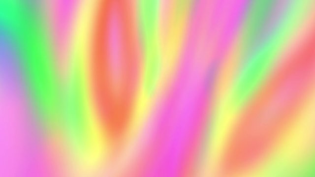 Abstract Blurred Animation Color Moving Seamless footage. Concept Multicolor Liquid Pattern. Trendy Original Colorful Fluid Abstraction Flow. Beautiful Gradient Texture.