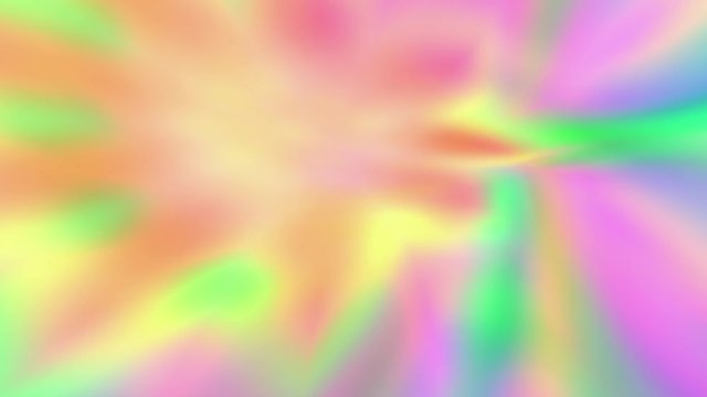 Abstract Blurred Animation Color Moving Seamless footage. Concept Multicolor Liquid Pattern. Trendy Original Colorful Fluid Abstraction Flow. Beautiful Gradient Texture.