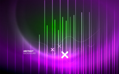 Abstract background - neon line design for Wallpaper, Banner, Background, Card, Book Illustration, landing page