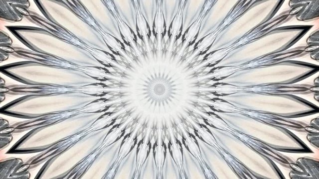 Beautiful Original Art therapy moving Mandala. Seamless loop psychotherapy. Geometric patterns to find or restore a sense of healthy mental balance. For yoga specialist, astrology, art therapist.