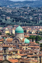 Fototapeta na wymiar Great Synagogue of Florence - Italy