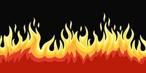 Abstract Flame Fire Image Element Concept. Vector Graphic Design Illustration.