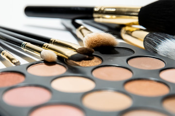 Сosmetics on a white background