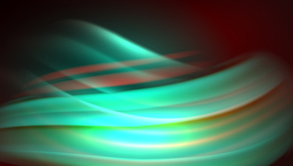 Fluid wave lines background. Trendy abstract layout template for business or technology presentation, internet poster or web brochure cover, wallpaper