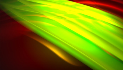 Fluid wave lines background. Trendy abstract layout template for business or technology presentation, internet poster or web brochure cover, wallpaper