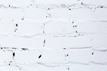 white old brick wall texture background
