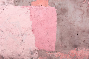 colored pink and grey concrete wall texture background