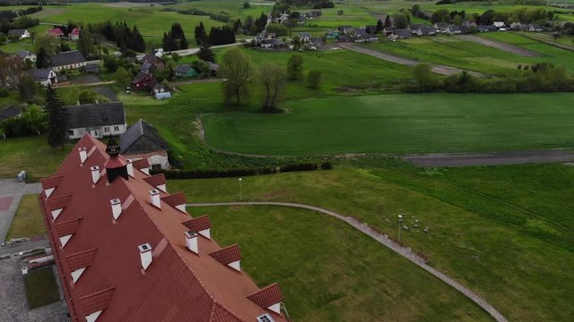 Small town Kraziai in Samogetia, Lithuania