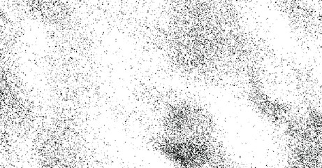 Abstract vector noise. Small particles of debris and dust. Distressed uneven background. Grunge texture overlay with rough and fine grains isolated on white background. Vector illustration. EPS10.
