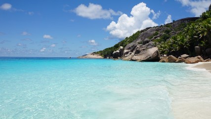 tropical seychelles island