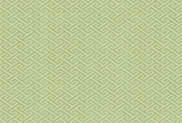 【和柄】工字繋ぎ　緑