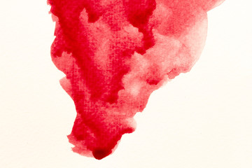 background of red watercolor texture