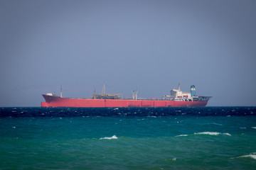Ship in the sea