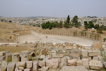 Fototapeta premium ruins of ancient city of jerusalem