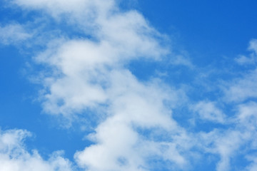 青い空と雲